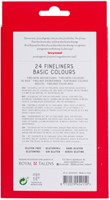 Fineliner Bruynzeel set á 24 kleuren assorti-1