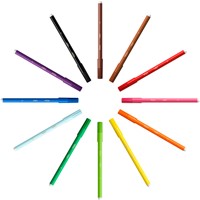 Kleurstiften BicKids Visa fijn assorti etui à 12 stuks-3