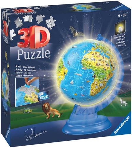 3D puzzel Ravensburger Globe Night Edition XXL 54 stuks-2