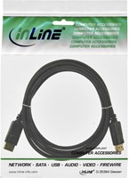 Kabel inLine displayport 4K60HZ M-M 3 meter zwart-2