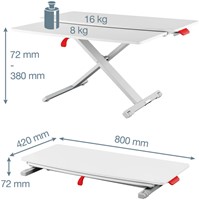 Zit-sta bureau Leitz Ergo Cosy met schuiflade-3