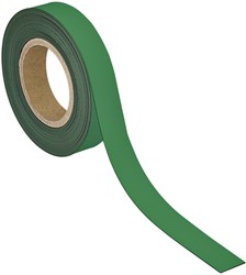 Magneetband MAUL beschrijf- wisbaar 10mx30mmx1mm groen