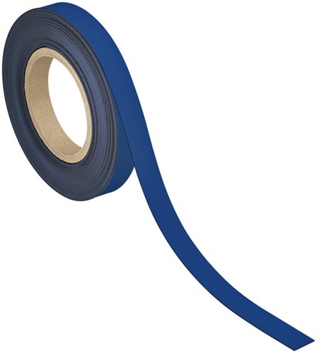 Magneetband MAUL beschrijf- wisbaar 10mx20mmx1mm blauw