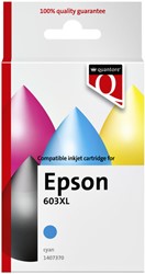 Inktcartridge Quantore alternatief tbv Epson 603XL blauw