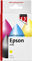 Inktcartridge Quantore alternatief tbv Epson 27XL geel