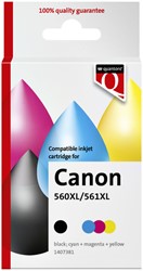 Inktcartridge Quantore  alternatief tbv Canon PG560XL CL561XL 2pack