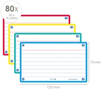 Flashcard Oxford 2.0 75x125mm 80 vel 250gr lijn assorti-5