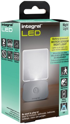 Led nachtlamp Integral 4000K koel wit 0.5W 7lumen sensor op batterijen-2