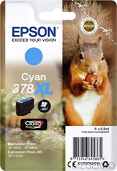 Inktcartridge Epson 378XL T3792 blauw