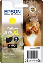 Inktcartridge Epson 378XL T3794 geel