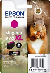 Inktcartridge Epson 378XL T3793 rood