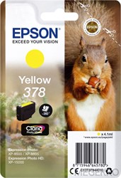 Inktcartridge Epson 378 T3784 geel