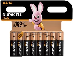 Batterij Duracell Plus 16xAA