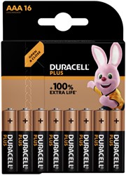 Batterij Duracell Plus 16xAAA