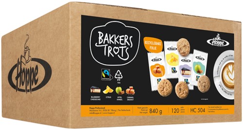 Koekjes Hoppe Bakkers Trots fairtrade koekjesmix 120 stuks