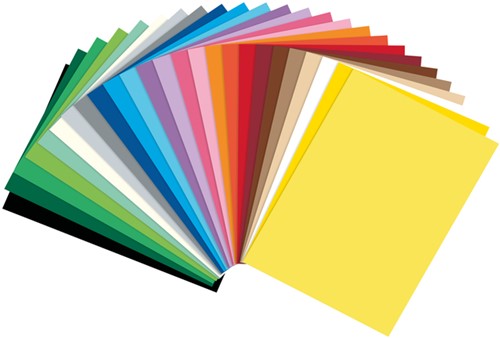 Knutselpapier Folia A4 100vel 25 kleuren-2