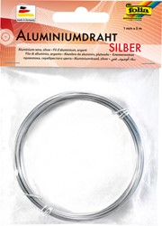 Aluminiumdraad Folia 1mmx5m zilver