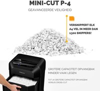 Papiervernietiger Fellowes Automax 80M snippers 4x12mm-4