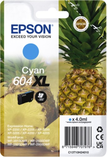 Inktcartridge Epson 604XL T10H24 blauw