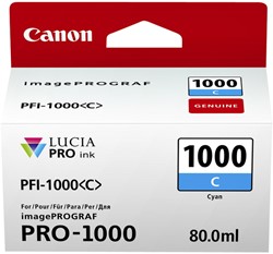 Inktcartridge Canon PFI-1000 blauw