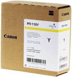Inktcartridge Canon PFI-110 geel