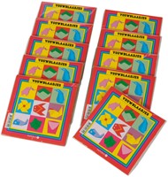 Vouwblaadjes vierkant 16x16cm 65gram assorti-2