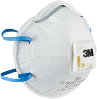 Stofmasker 3M voor schuren 8822 FFP2 met ventiel 5 stuks-2