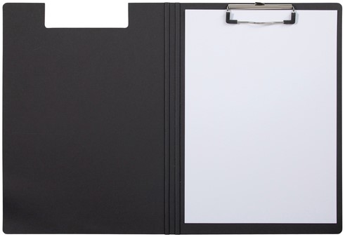 Klembordmap MAULbalance A4 versterkt karton rug 8mm zwart-3