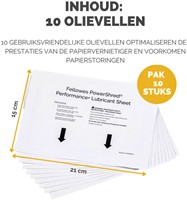 Olievellen voor papiervernietiger Fellowes Powershred Performance+ 10 vel-6