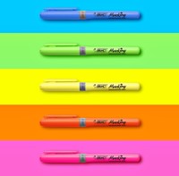 Markeerstift Bic grip Highlight your life assorti blik à 15 stuks-3