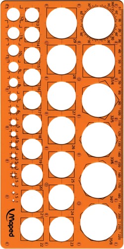 Cirkelsjabloon Maped Technic 1-35mm-2