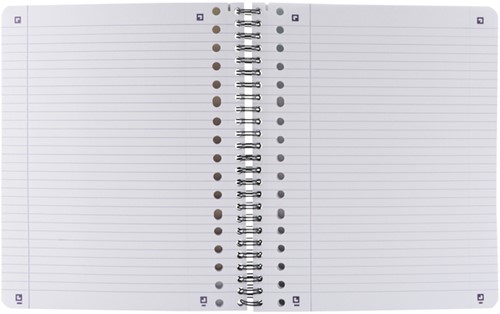 Collegeblok Oxford School A5+ lijn 17-gaats 160 pagina's 80gr voordeelpak assorti 3 stuks-3
