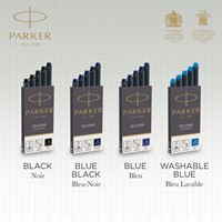 Inktpatroon Parker Quink blauwzwart blister à 5 stuks-2