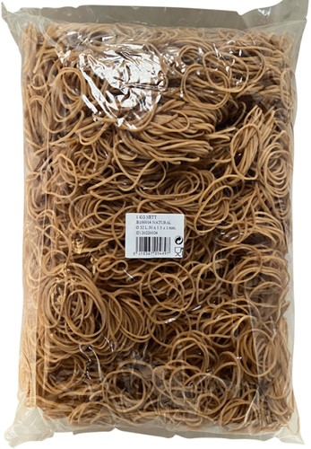 Elastiek Standard Rubber Bands 14 50x1.5mm 1kg 5333 stuks bruin-2