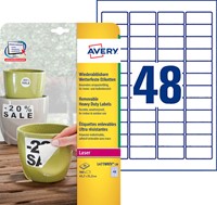 Etiket Avery L4778REV 45.7x21.2mm wit 960 etiketten-1