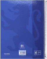 Notitieboek Oxford Classic Europeanbook A4+ 4-gaats lijn 80vel donkerblauw-3