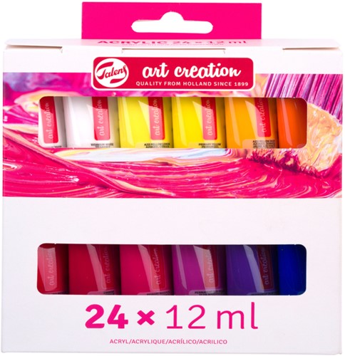 Acrylverf Talens Art Creation 12ml set à 24 kleuren