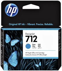 Inktcartridge HP 712 3ED67A blauw