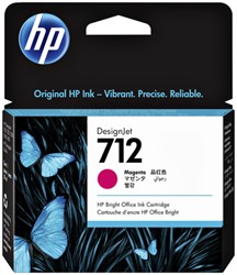 Inktcartridge HP 712 3ED68A rood