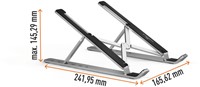 Laptopstandaard Durable FOLD-2