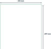Etiket Qbasic A4 1.000 vel 210x297mm 1000 labels-3