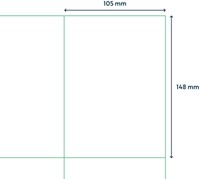 Etiket Qbasic A4 1.000 vel 105x148mm 4000 labels-2