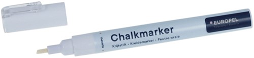 Krijtstift Europel 3mm wit blister 1 stuk-1