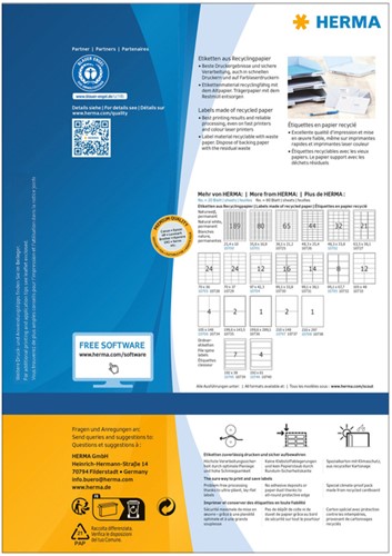 Etiket HERMA recycling 10729 70x37mm 1920stuks wit-3