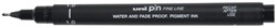 Fineliner Uni-ball Pin 1mm zwart