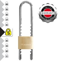 Hangslot MasterLock verstelbaar messing 50mm-2