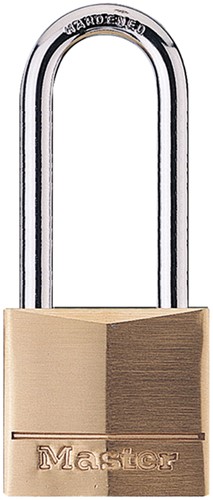 Hangslot MasterLock beugel 51mm messing 40mm