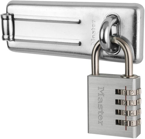 Hangslot MasterLock overval + aluminium 40mm