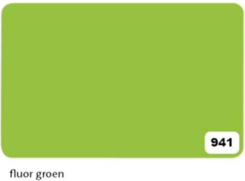 Etalagekarton Folia 1-zijdig 48x68cm 380gr nr941 fluor groen