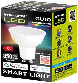 Ledlamp Integral GU10 2700-6500K Smart RGBW 4.9W 350lumen-2